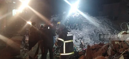 Kahramanmaraşda 12 fərqli nöqtədə əməliyyatlar aparan Azərbaycanın xilasediciləri 