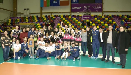 ​Azəryol klubu CEV Kubokunun Çelenc raundunda ilk oyununu qələbəylə başa vurub