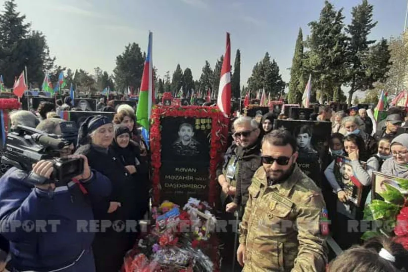 Gəncədə Vətən müharibəsi şəhidinin anım mərasimi keçirilib