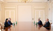 Президент Азербайджана принял министра экономики и устойчивого развития Грузии