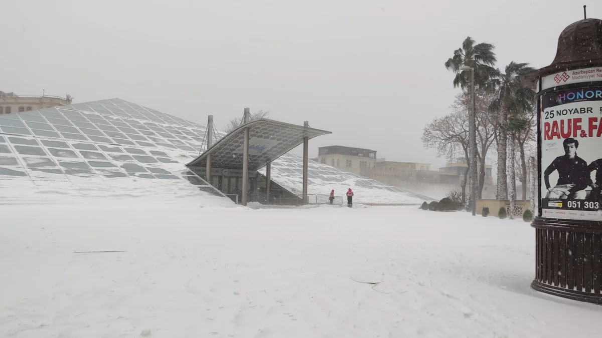 Snow expected in Baku tomorrow