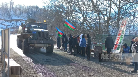 Xankəndi-Laçın yolunda sülhməramlıların 49 avtomobili maneəsiz keçib - YENİLƏNİB-12