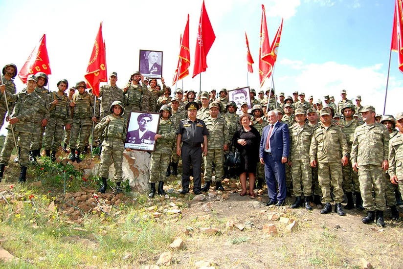 “Qələbə Bayrağına düzlən!” devizi altında hərbi-vətənpərvərlik marafonu keçirilib