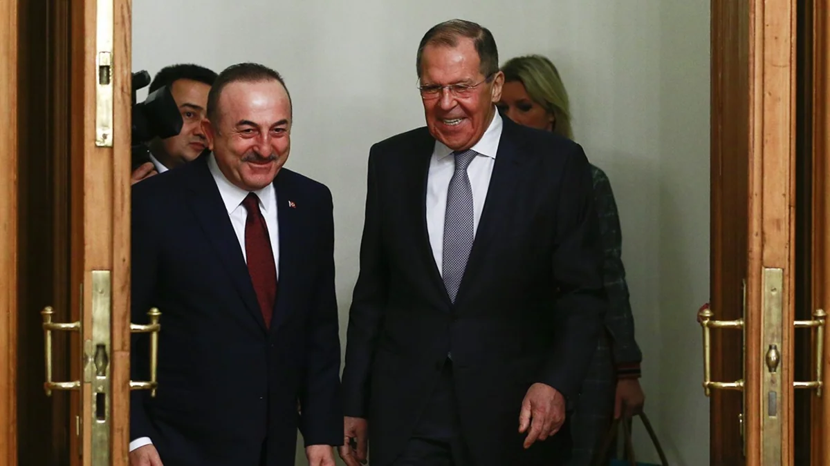 Lavrovla Çavuşoğlu Putin və Ərdoğanın görüşünü müzakirə etdi