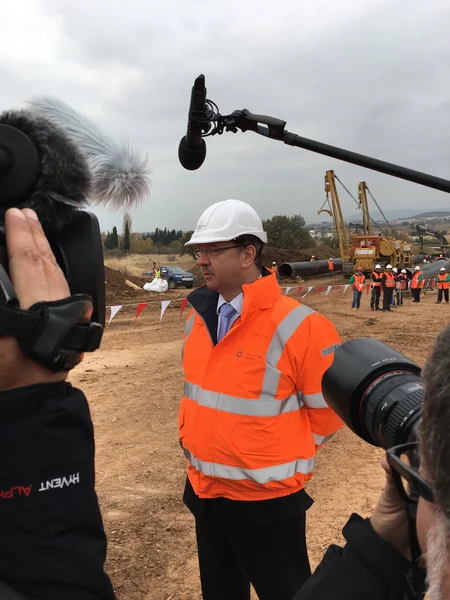 Yunanıstanın baş naziri TAP-ın tikinti sahəsinə baş çəkib