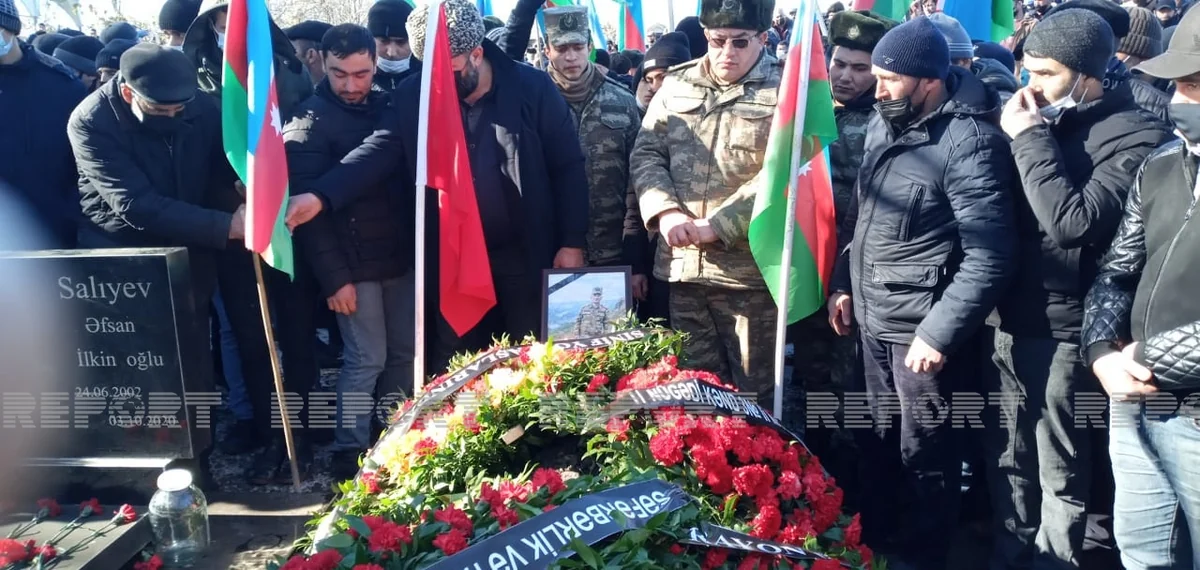 Vətən müharibəsində şəhid olan baş leytenant Qubada dəfn edilib