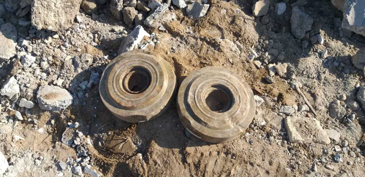 Ağcabədidə tank əleyhinə mina tapılıb