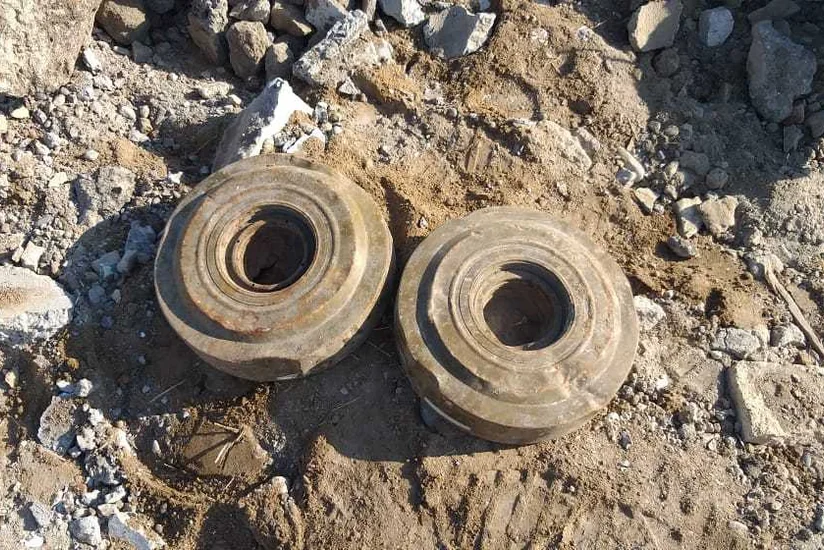 Ağcabədidə tank əleyhinə mina tapılıb