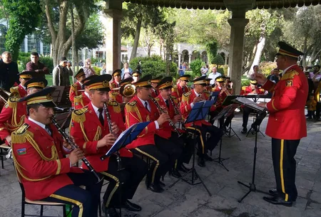 Bakıda hərbi orkestrlərin nümunəvi çıxışları təşkil olunub