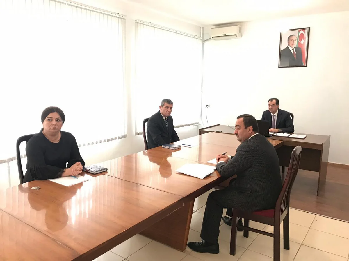 Lənkəranın icra başçısı onlayn müşavirə keçirdi - FOTO
