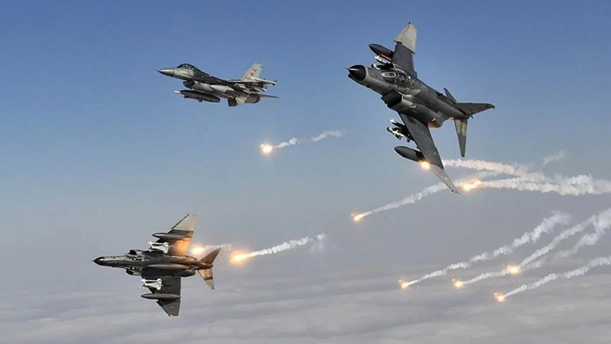 Türkiyə Hərbi Hava Qüvvələri PKK-nın İraqdakı mövqelərinə zərbələr endirib