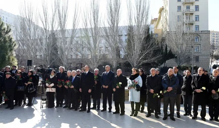 Prezident İlham Əliyev maestro Niyazinin Bakıda abidəsinin açılış mərasimində iştirak edib - YENİLƏNİB