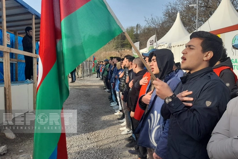 Xankəndi-Laçın yolu: Ekofəalların aksiyası 134 gündür yüksək fəallıqla davam edir