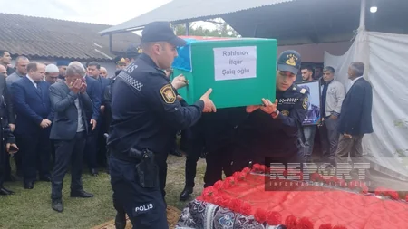 Göyçayda Birinci Qarabağ müharibəsinin şəhidi İlqar Rəhimov dəfn edilib - YENİLƏNİB