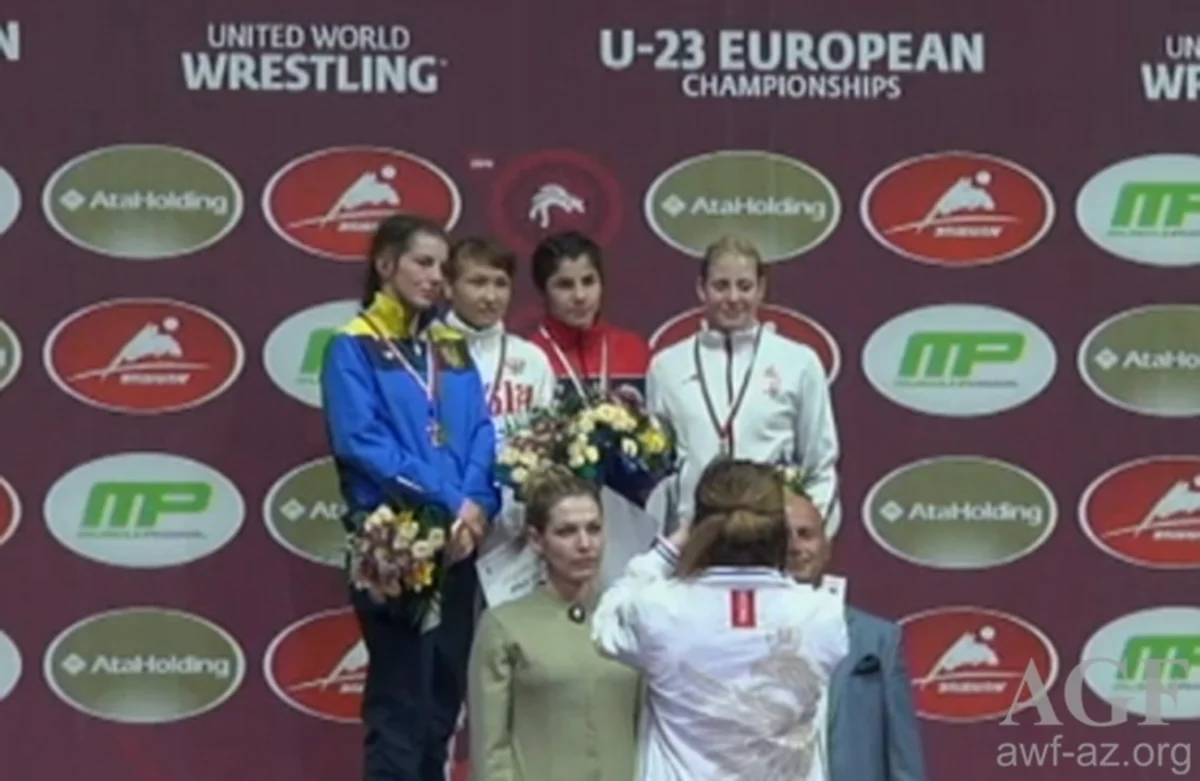 ​Azərbaycanın qadın güləşçiləri Avropa çempionatında daha iki medal qazanıblar