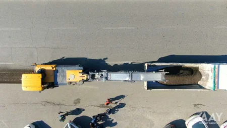 Bakının Əhməd Rəcəbli küçəsi təmir olunur