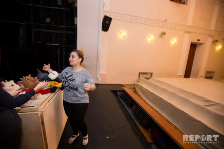 Dövlət Kukla Teatrından - REPORTAJ