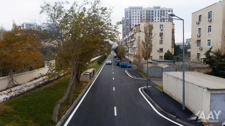 Bakının Cavanşir küçəsi təmir edilib