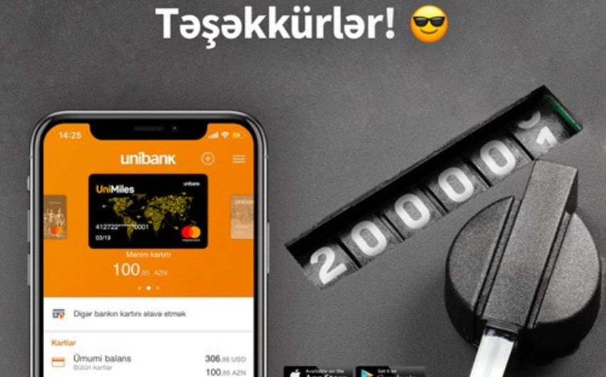 Количество пользователей Unibank Mobile превысило 200.000