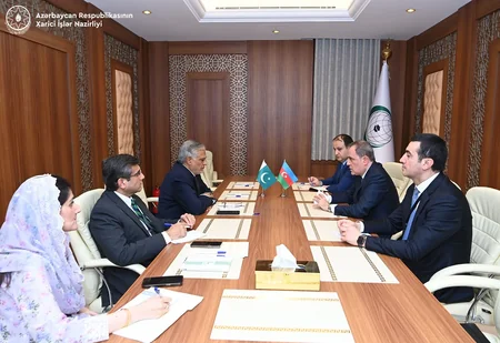 Azerbaijani FM meets with Pakistani counterpart
