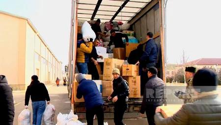Azerbaijan's Nakhchivan sends 11 more aid trucks to Turkiye