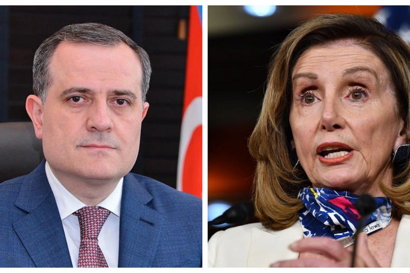 Ceyhun Bayramov Nensi Pelosi ilə Qarabağ münaqişəsini müzakirə edib