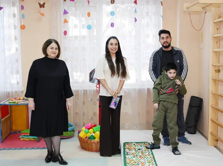 Heydar Aliyev Foundation vice-president visits social service facilities for disabled persons