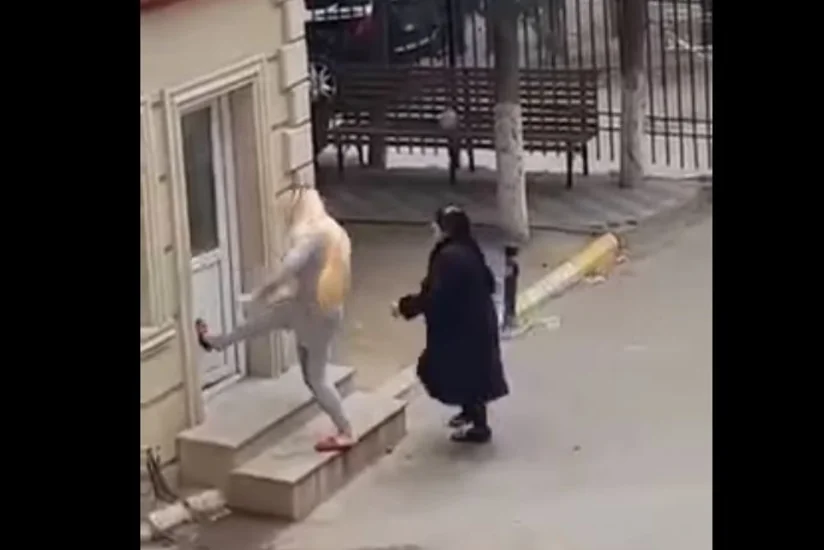 Bakıda komendanta bıçaqla hücum edən cinsi azlığın nümayəndəsi həbs edilib