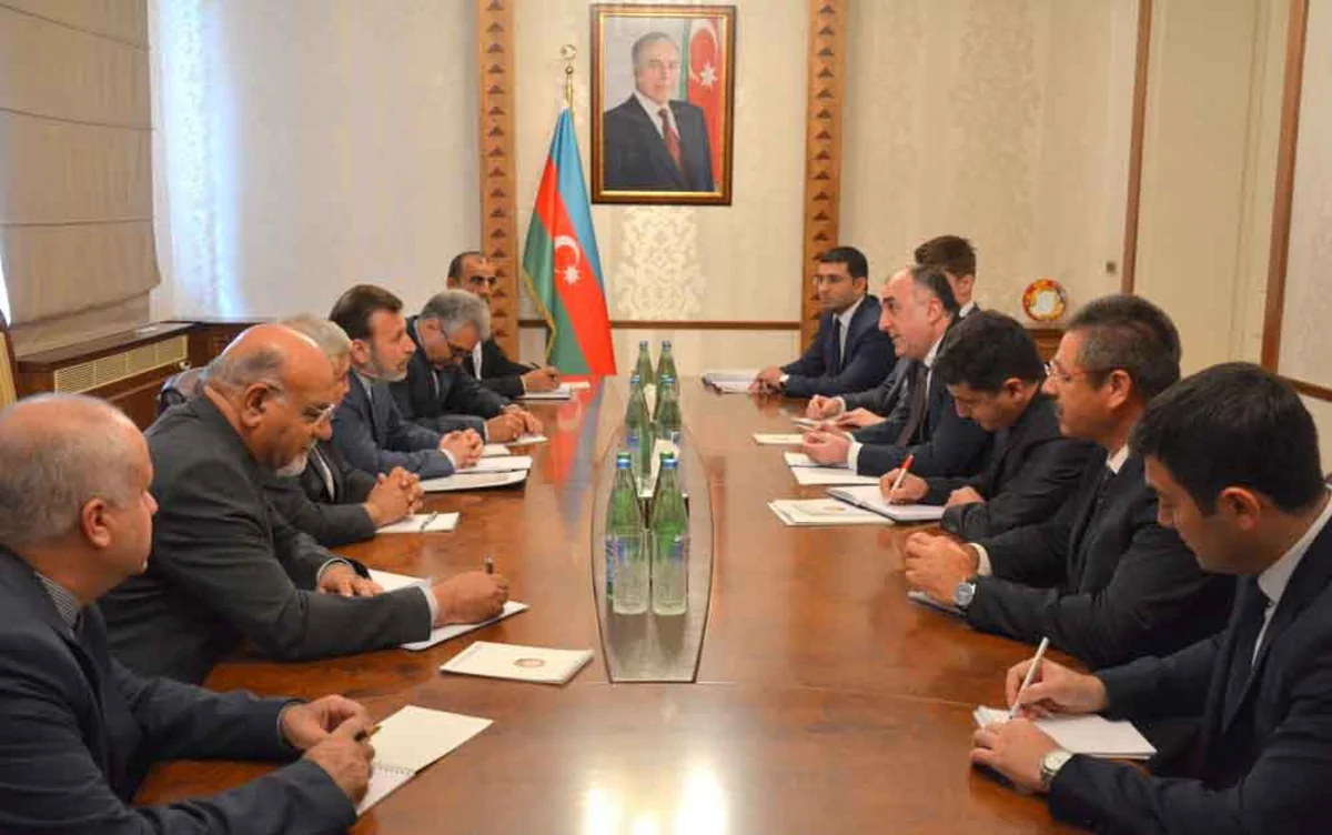 Elmar Mammadyarov received delegation led by Mahmoud Vaezi