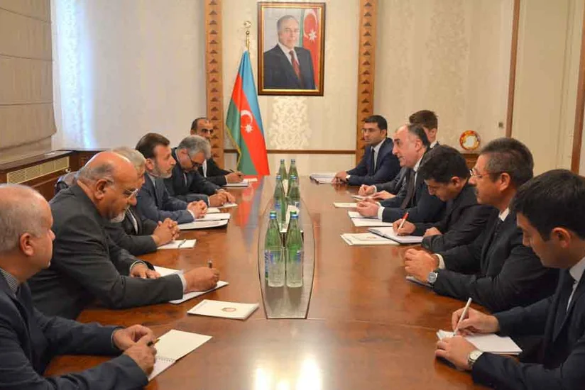 Elmar Mammadyarov received delegation led by Mahmoud Vaezi