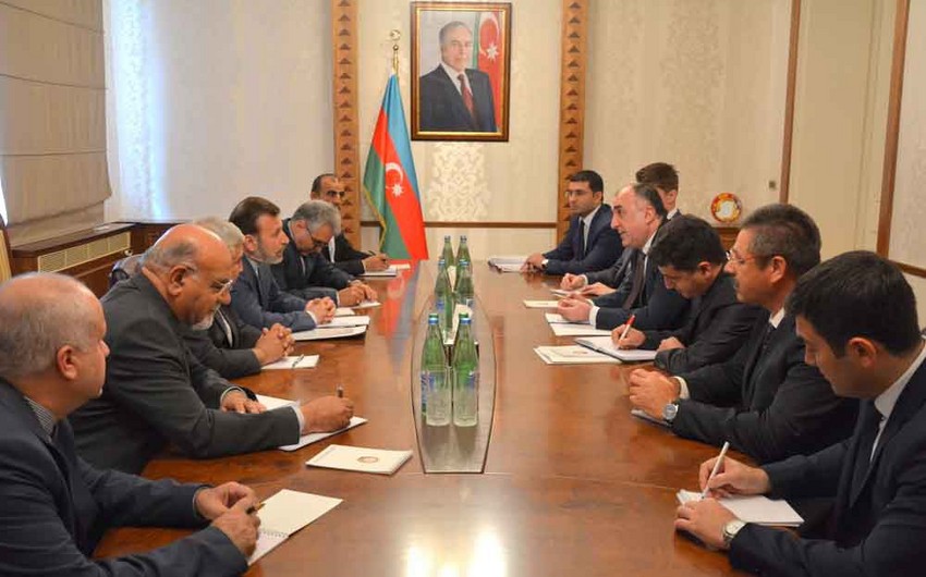 Elmar Məmmədyarov İranın nümayəndə heyəti ilə görüşüb
