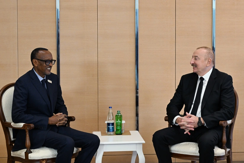 İlham Əliyev Ruanda Prezidenti ilə görüşüb - YENİLƏNİB