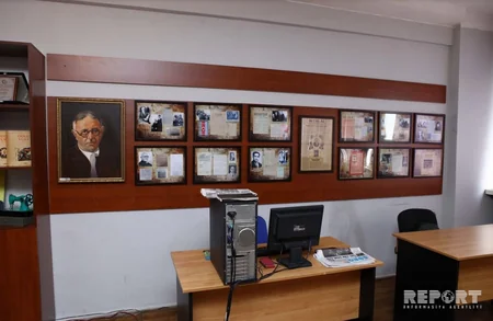 Şərq qəzetinin redaksiyasında yaradılan Mətbuat muzeyinin açılışı olub