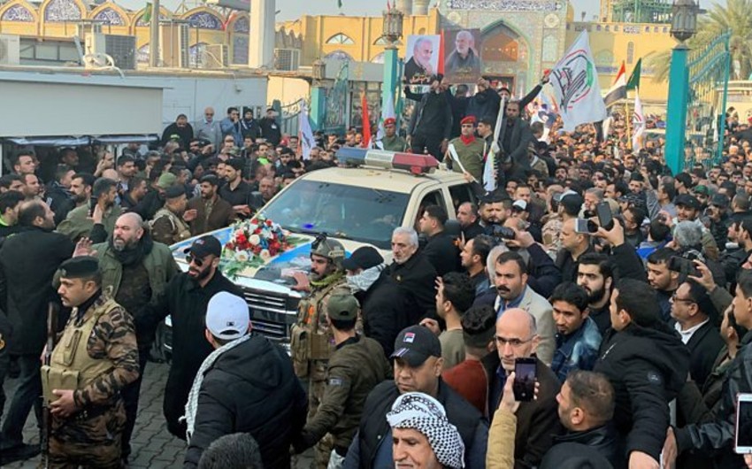 İranda Qasım Süleymani ilə vida mərasimi başlayıb