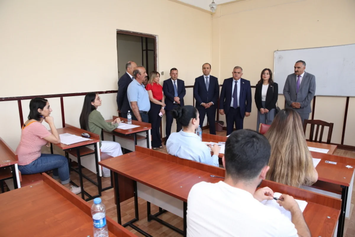 BDU-nun İctimai Nəzarət Şurasının üzvləri imtahan sessiyasını izləyiblər 