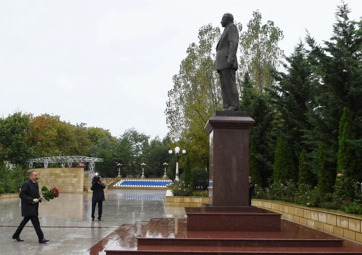 Prezident İlham Əliyev Şamaxı rayonuna səfərə gedib