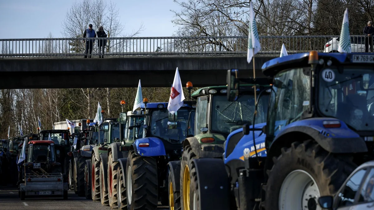 Farmers dissatisfied with actions of authorities preparing to blockade Paris