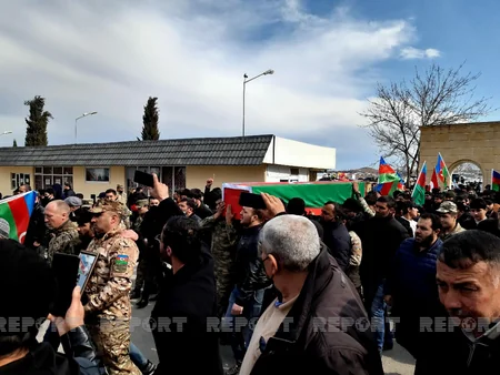 Vətən müharibəsi şəhidi dəfn edildi - YENİLƏNİB