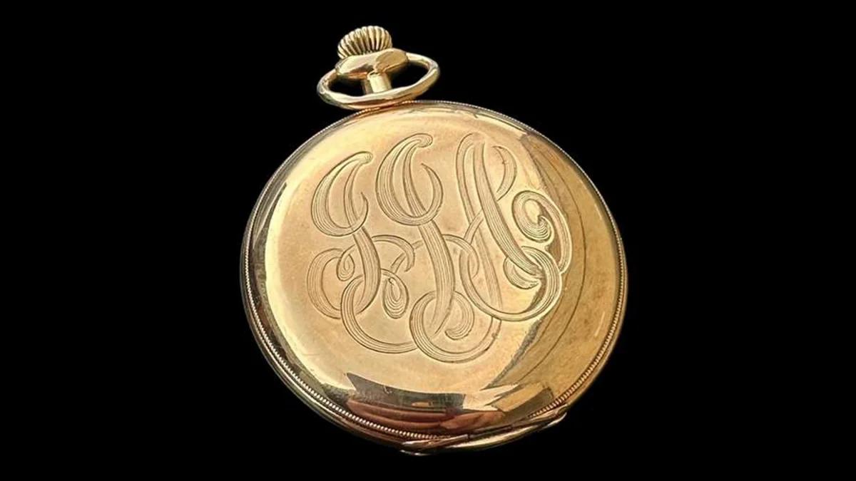 Gold watch recovered from body of richest man on the Titanic sells for £1.2M