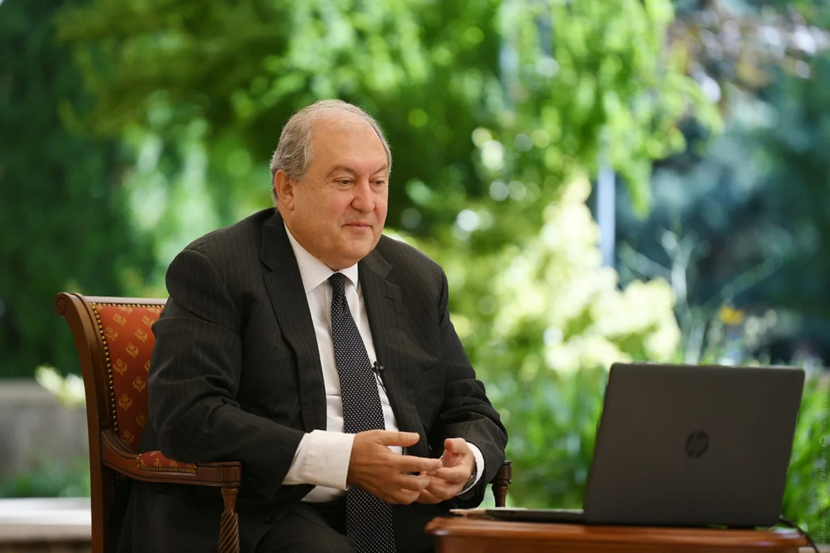 Armenian opposition says president resigned from abroad