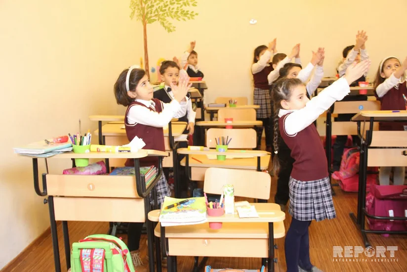 Bakı məktəblərinin I sinifində təhsil alan şagirdlərin sayı açıqlanıb