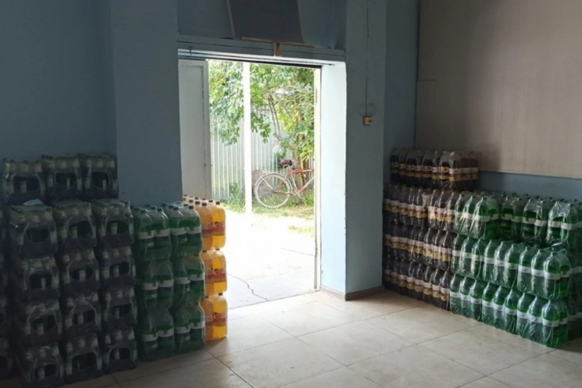 Alkoqolsuz içkilərin istehsalı sexində reyd keçirilib