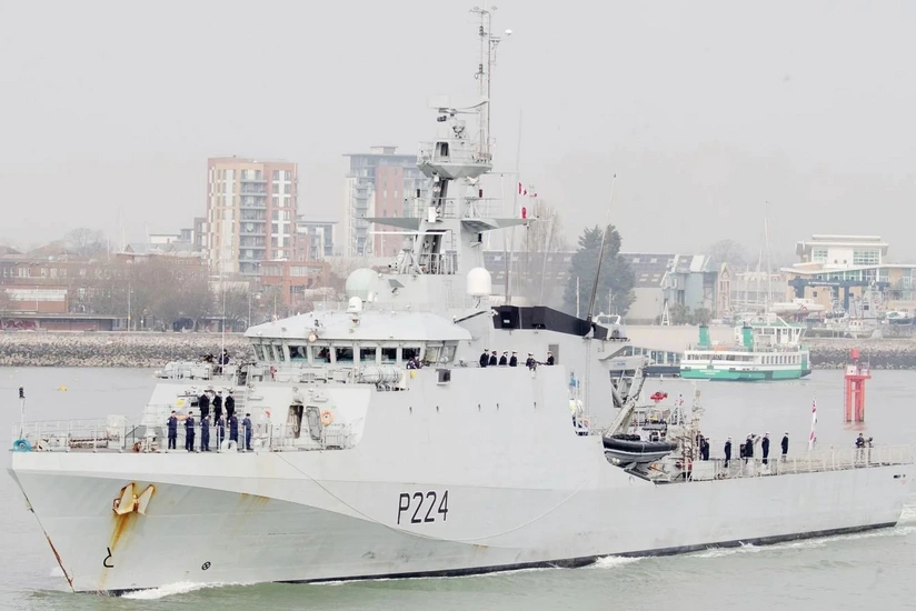 British warship in Guyana waters, fanning tensions with Venezuela