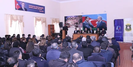 Xocalının müdafiəsi zamanı şücaət göstərmiş veteranlarla gənclərin görüşü olub