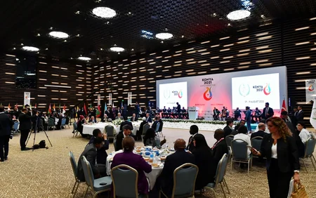 Dinner hosted in honor of officials participating in opening ceremony of 5th Islamic Solidarity Games