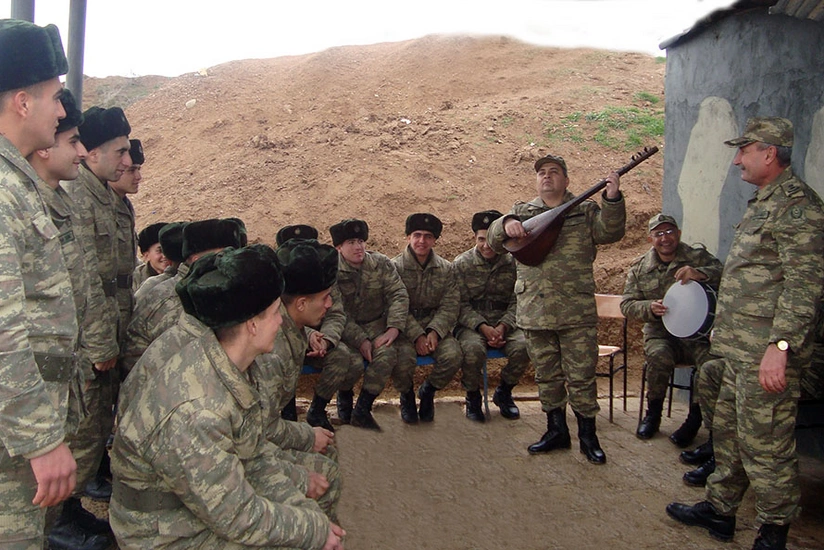 Cəbhəboyu zonada yerləşən bölmələrdə mədəni-kütləvi tədbirlər keçirilib