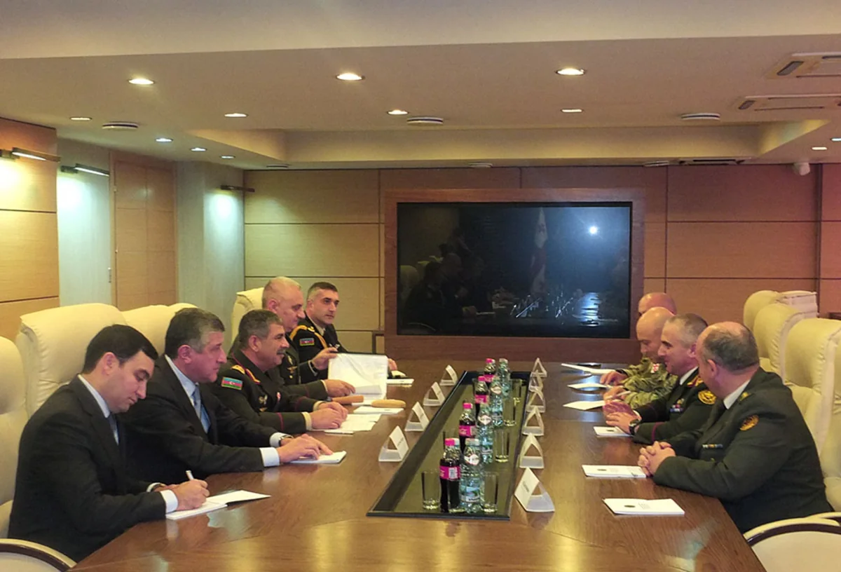 Zakir Hasənov held discussions with Chief of General Staff of Georgian Armed Forces