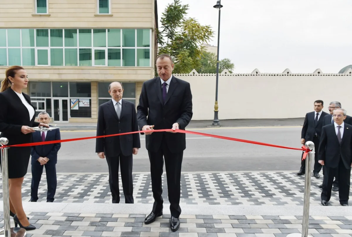 Prezident İlham Əliyev Sabunçu Məhkəmə Kompleksinin açılışında iştirak edib