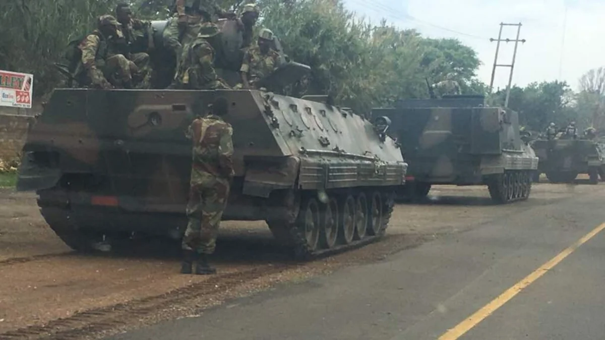 Roads to parliament and government offices blocked in Zimbabwe