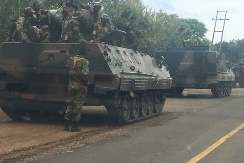 Roads to parliament and government offices blocked in Zimbabwe